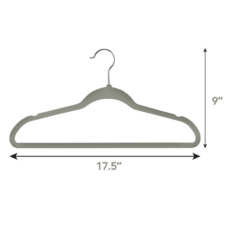 Rebrilliant Haings Non-Slip Standard Hanger & Reviews | Wayfair